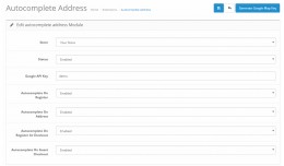 Autocomplete Address