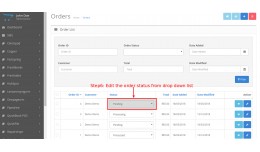 Quick Order Status Update