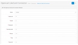 Opencart LikeCart Integration