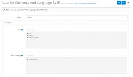 Auto Set Currency And Language By IP
