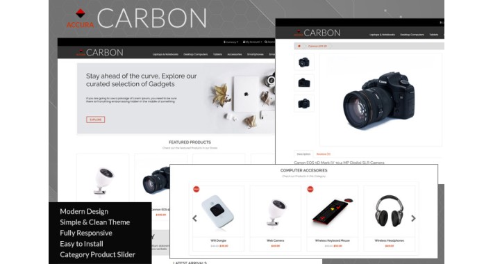 Accura Carbon V-1 Multipurpose Theme