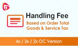 Handling Fee Based on Order Total