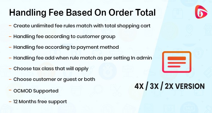Handling Fee Based on Order Total