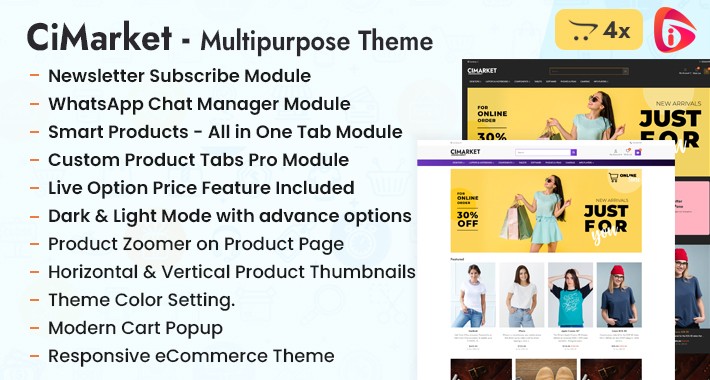 CiMarket - Multipurpose Opencart 4x Theme