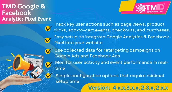 Google Analytics & Facebook Pixel Event