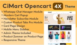 CiMart - Opencart 4x Theme