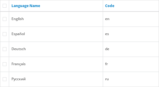 Multi-lingual